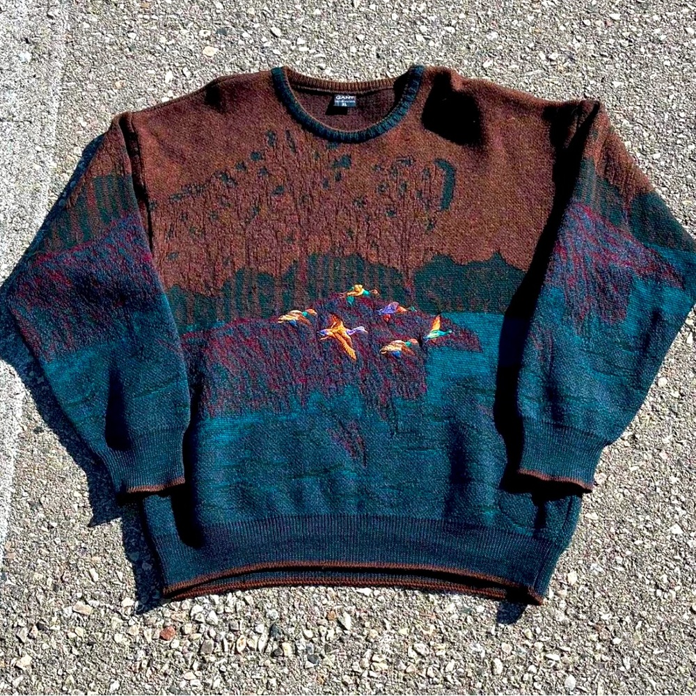 Vintage made in Italy GANT wool duck sweater